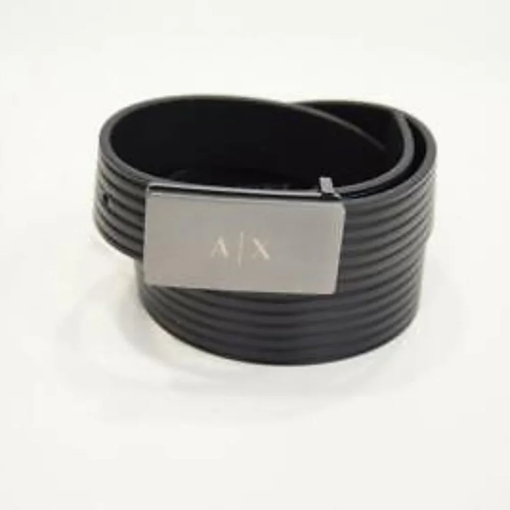 A/X Armani Exchange Plate Belt